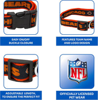 Chicago Bears Dog Satin Collar or Leash