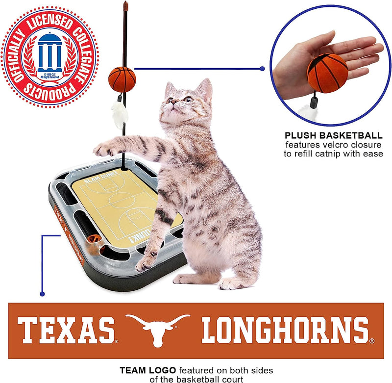 TX Longhorns Basketball Cat Scratcher Toy
