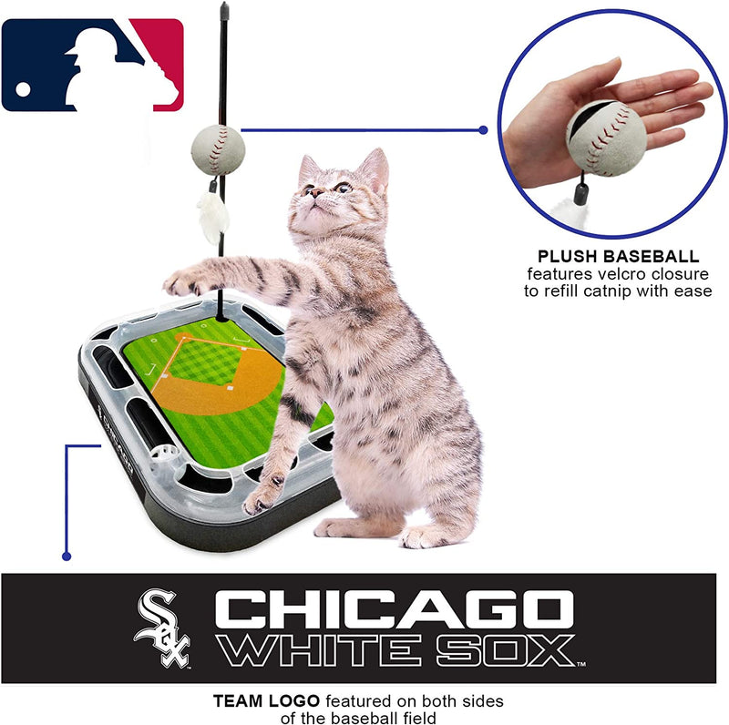 Chicago White Sox Baseball Cat Scratcher Toy
