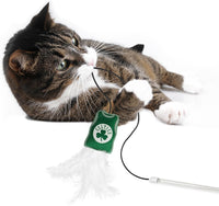 Boston Celtics Team Jersey Wand with Cat Nip
