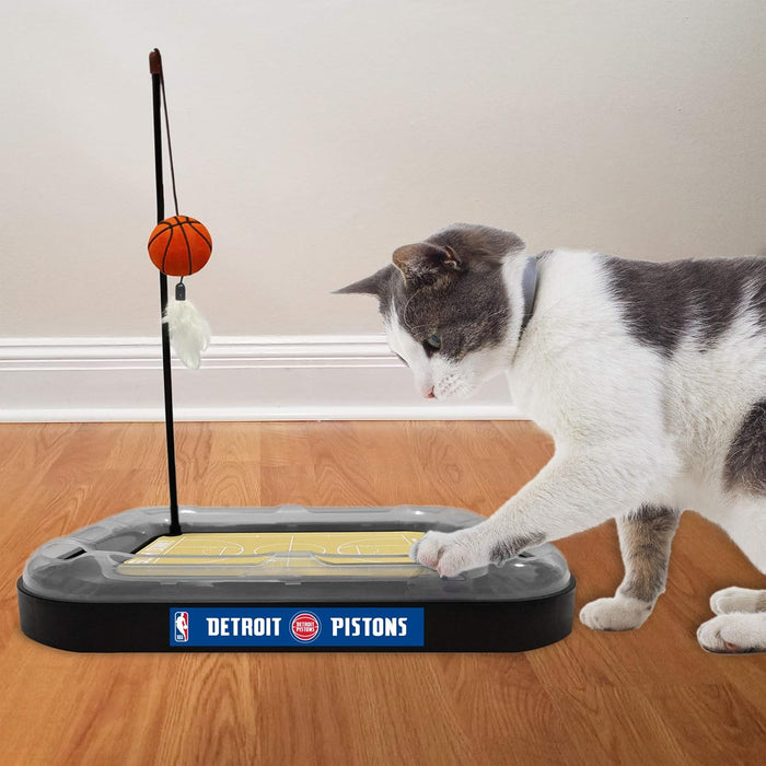 Detroit Pistons Basketball Cat Scratcher Toy