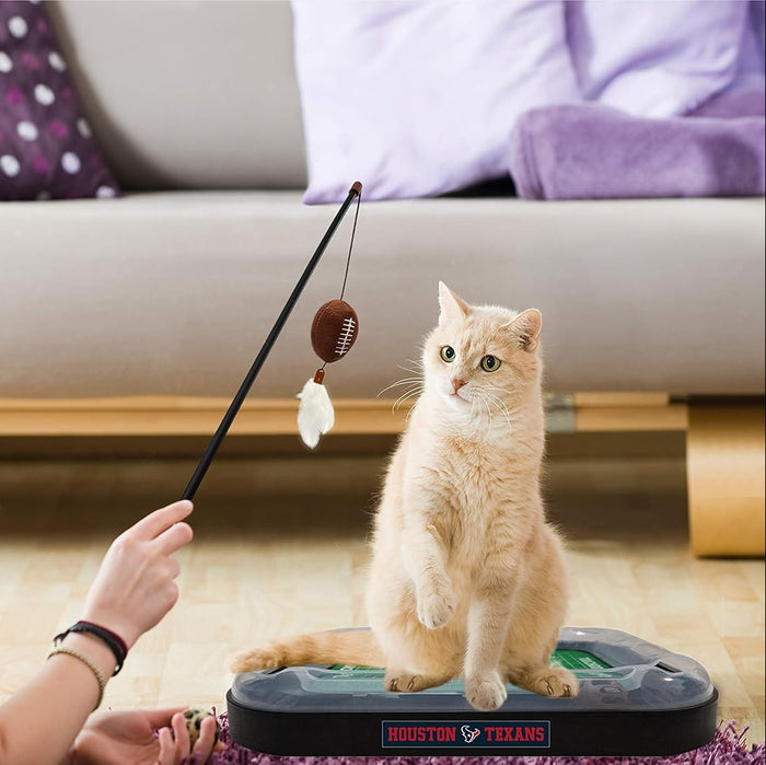 Houston Texans Football Cat Scratcher Toy