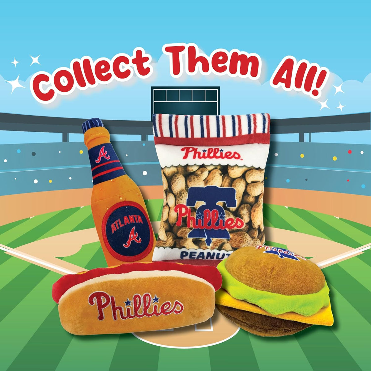 Philadelphia Phillies Bottle Plush Toys
