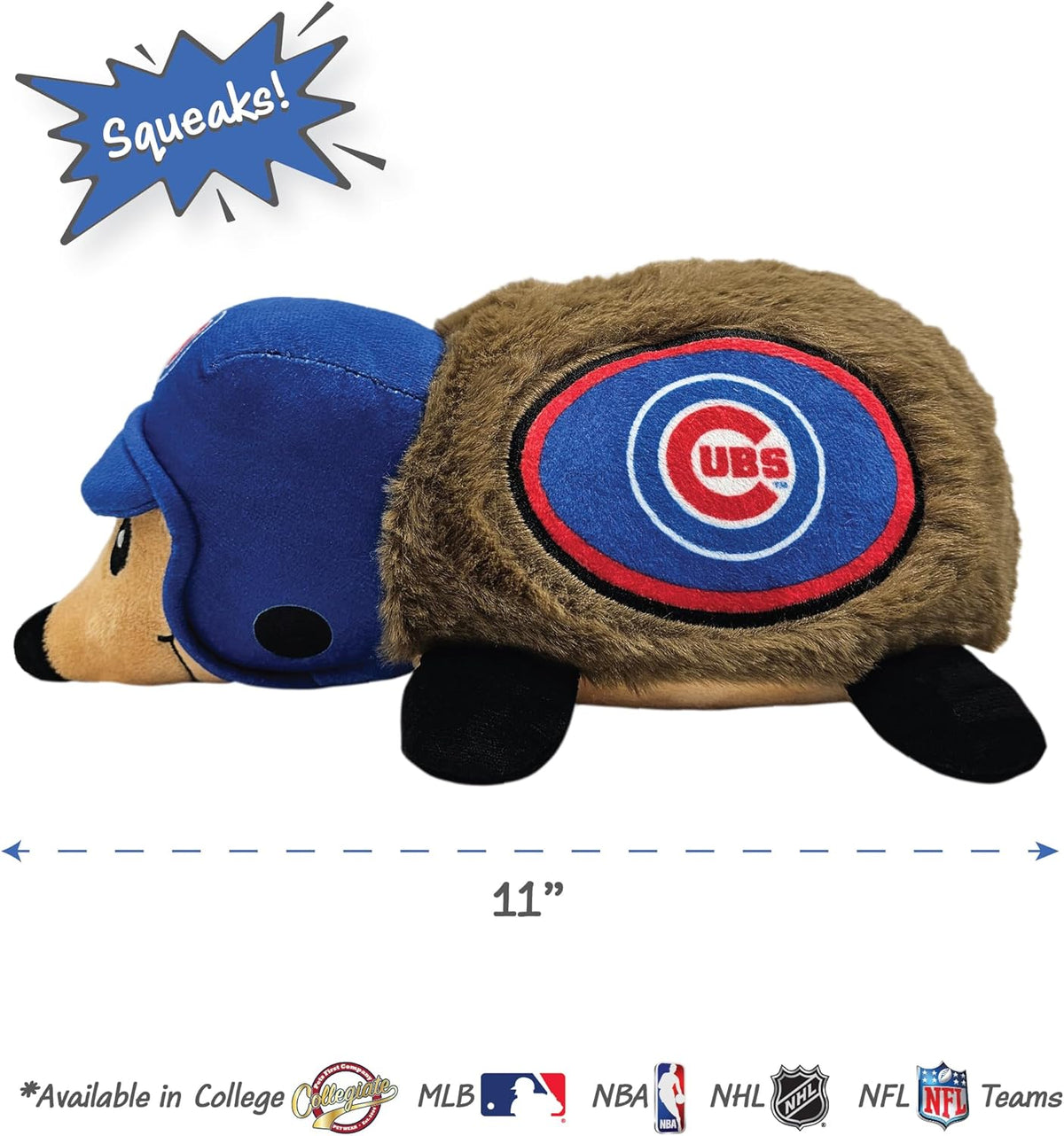 Chicago Cubs Hedgehog Plush Toy