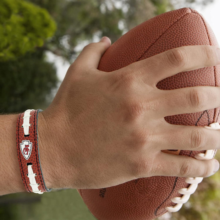 Kansas City Chiefs Unisex Pebble Grain Bracelet