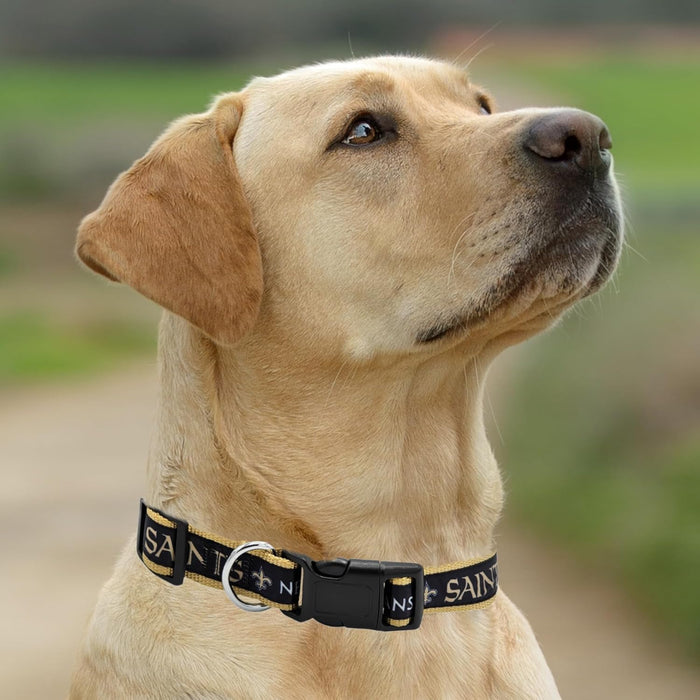 New Orleans Saints Dog Satin Collar or Leash