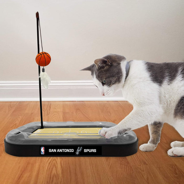 San Antonio Spurs Basketball Cat Scratcher Toy
