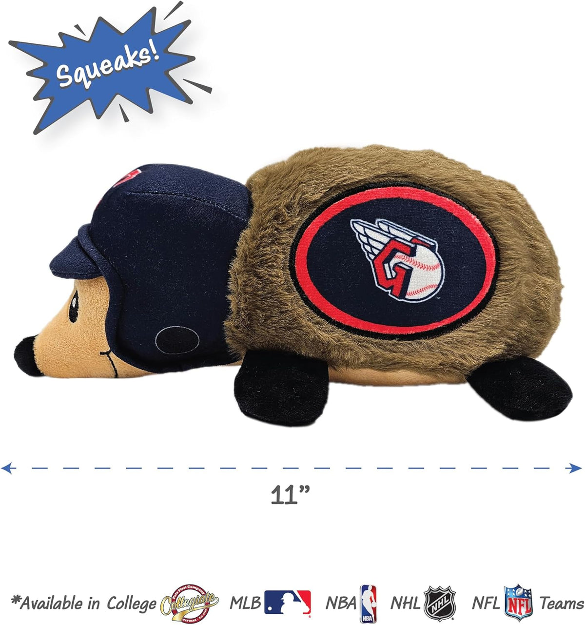 Cleveland Guardians Hedgehog Plush Toy