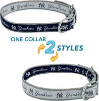 New York Yankees Reversible Dog Collar