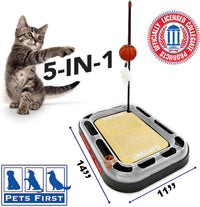 MD Terrapins Basketball Cat Scratcher Toy