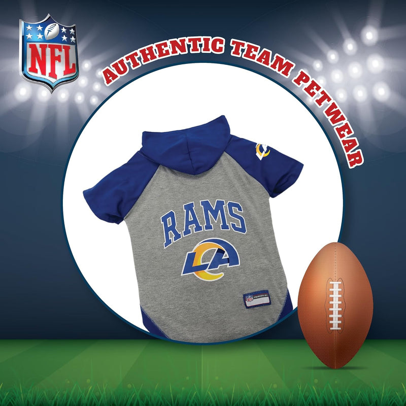 Los Angeles Rams Lightweight Pet Hoodie