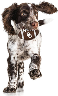 OK Sooners Hard Nylon Football Chew Toy
