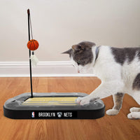 Brooklyn Nets Basketball Cat Scratcher Toy