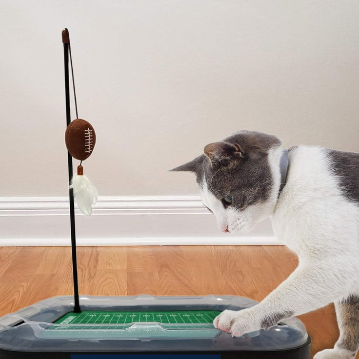 OK Sooners Football Cat Scratcher Toy