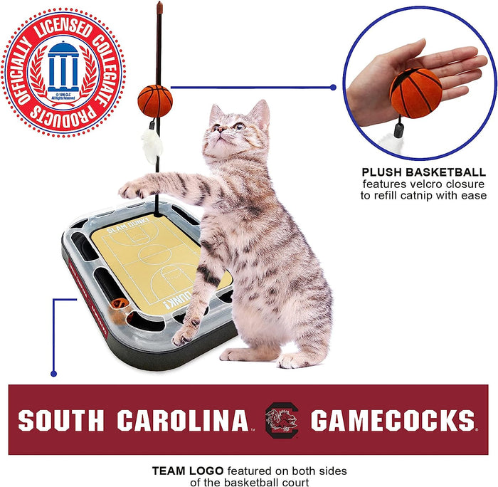 SC Gamecocks Basketball Cat Scratcher Toy