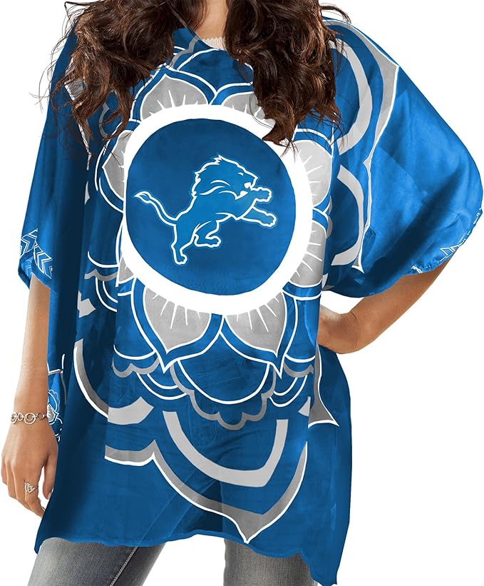 Detroit Lions Caftan Flower