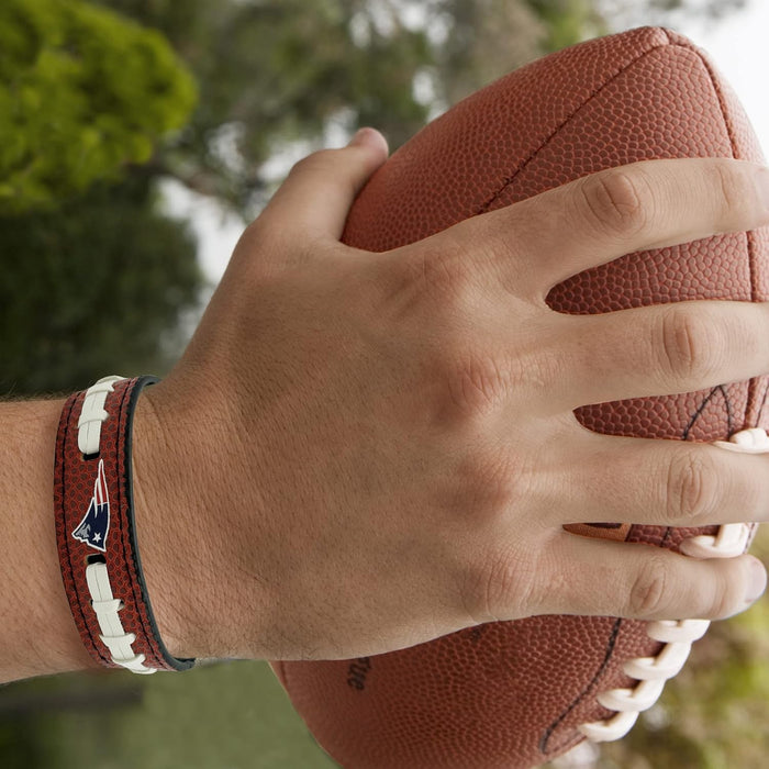 New England Patriots Unisex Pebble Grain Bracelet