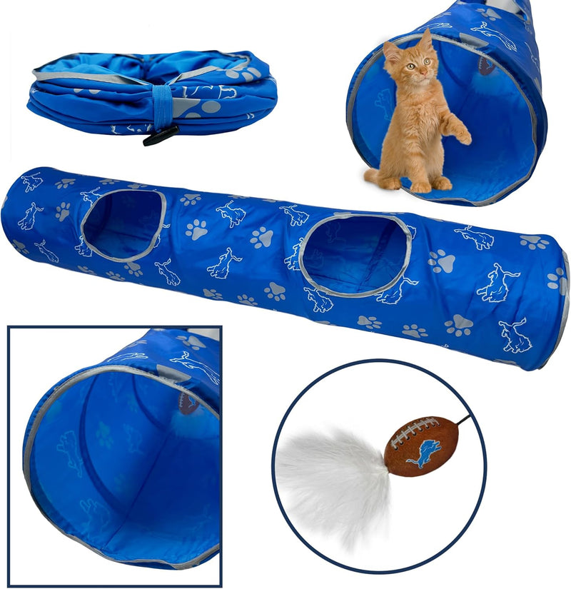 Detroit Lions Cat Tunnel Toy