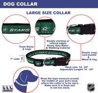 Dallas Stars Dog Satin Collar or Leash