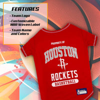 Houston Rockets Athletics Pet Shirt