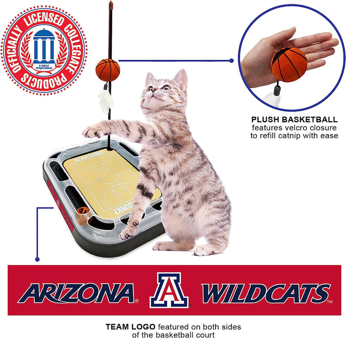 AZ Wildcats Basketball Cat Scratcher Toy