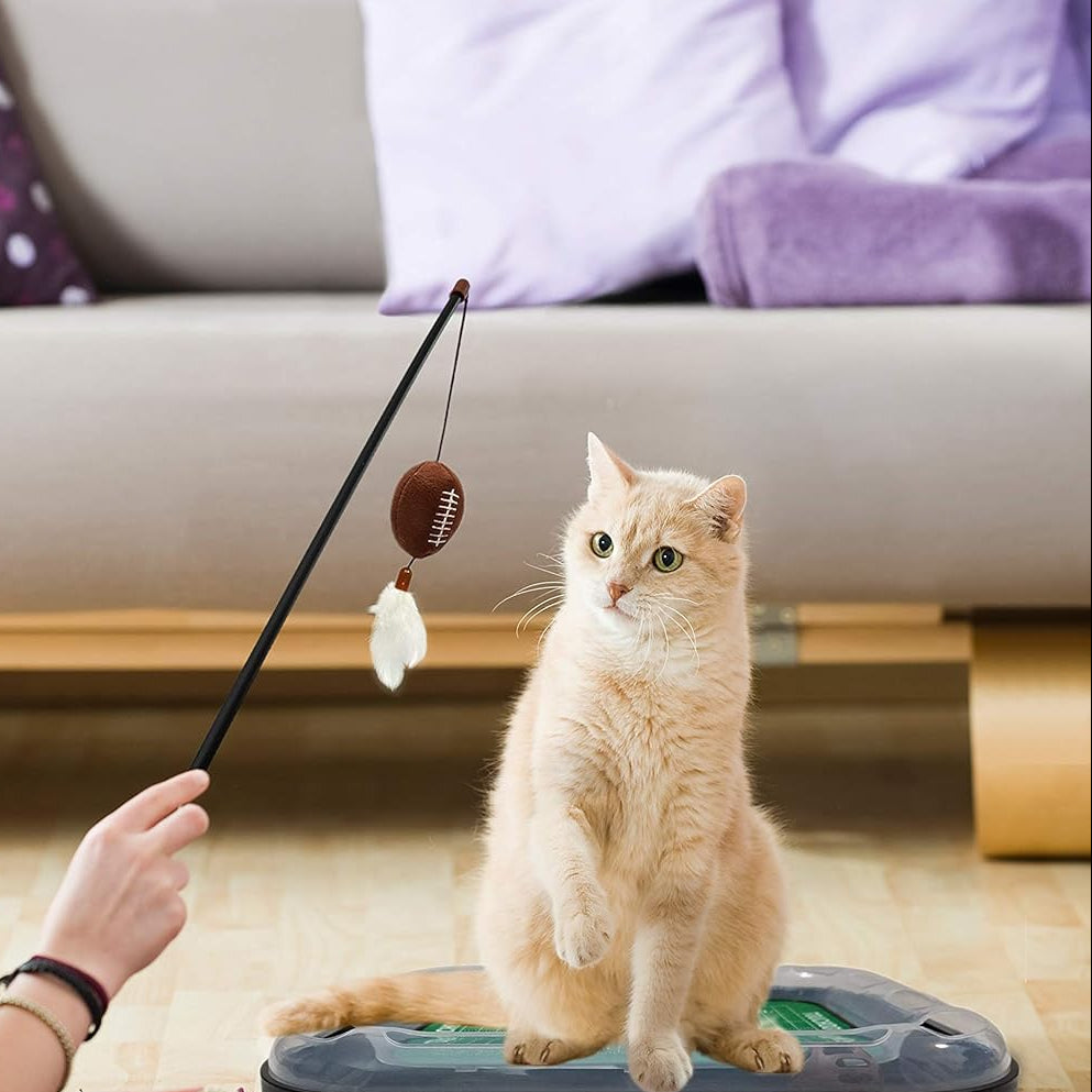OK Sooners Football Cat Scratcher Toy