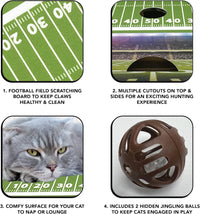 OK Sooners Football Stadium Cat Scratcher Toy