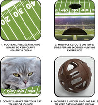 AR Razorbacks Football Stadium Cat Scratcher Toy