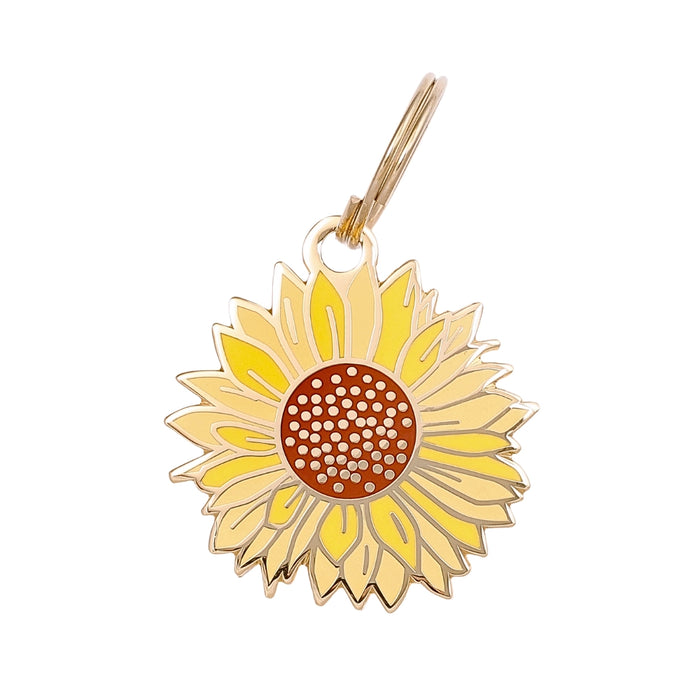 Sunflower Pet ID Tag