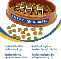 KY Wildcats Football Slow Feeder Bowl