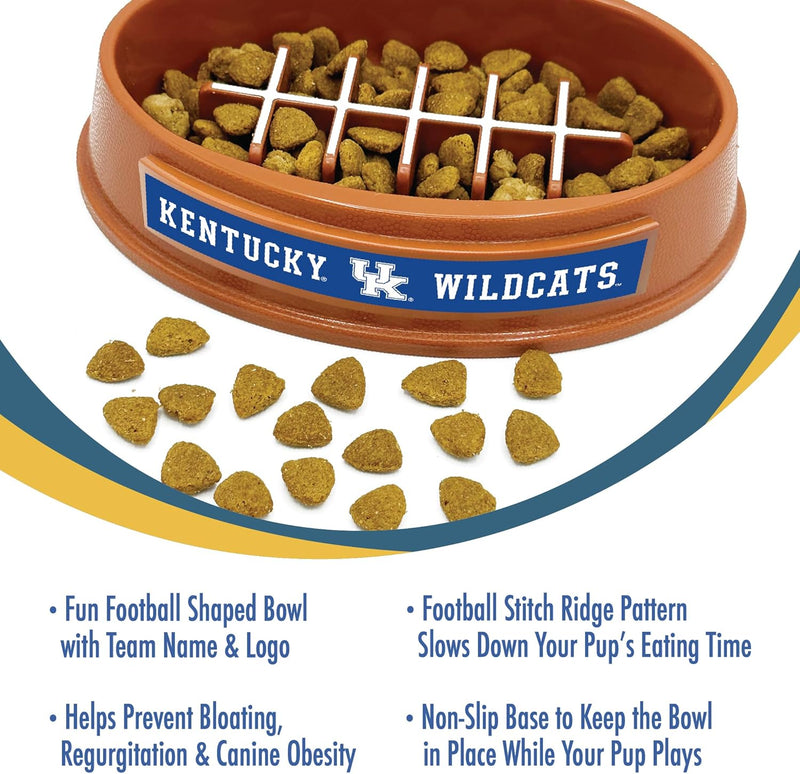KY Wildcats Football Slow Feeder Bowl
