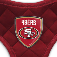 San Francisco 49ers Velvet Harness