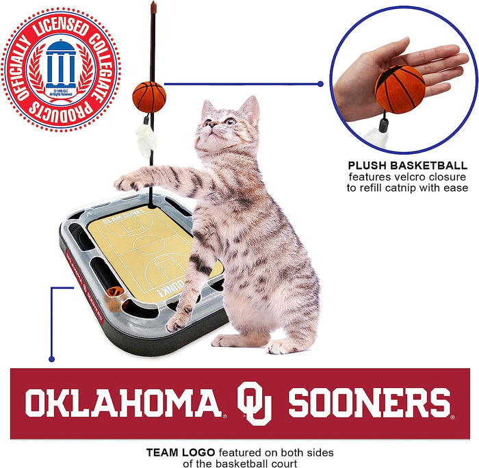 OK Sooners Basketball Cat Scratcher Toy