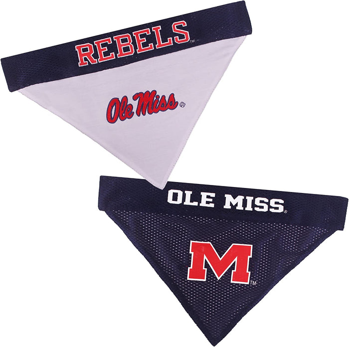 MS Ole Miss Rebels Reversible Slide-On Bandana