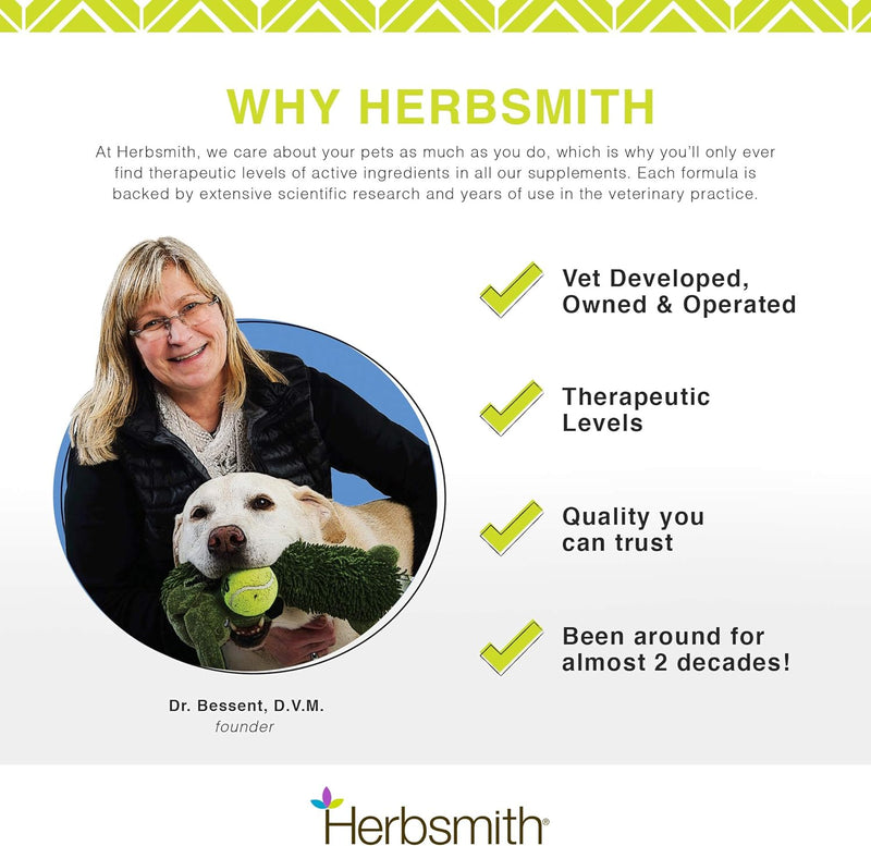 Herbsmith Slippery Elm - Digestive Support for Dogs and Cats Powder