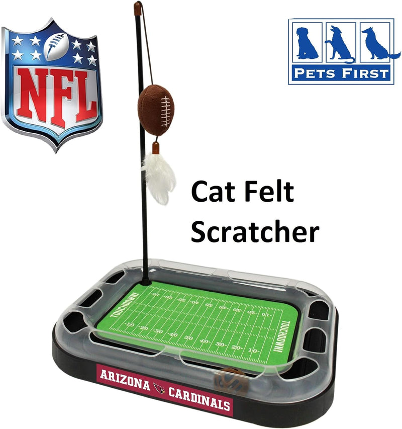 AZ Cardinals Football Cat Scratcher Toy