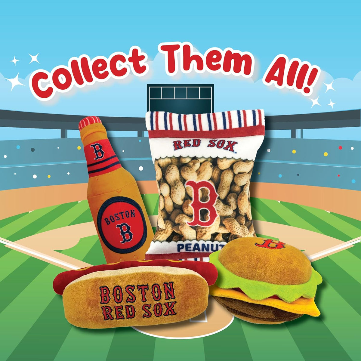 Boston Red Sox Peanut Bag Plush Toys
