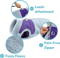 Zip Up Sherpa Vest Original