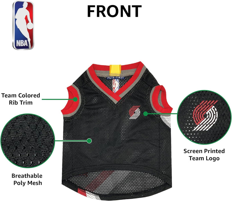 Portland Trail Blazers Pet Jersey