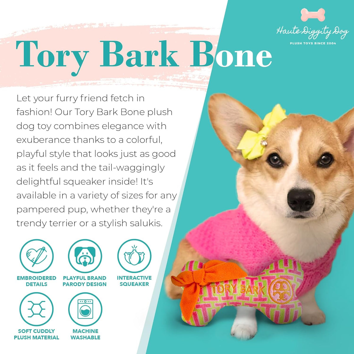 Tory Bark Bone Toy