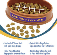 LSU Tigers Football Slow Feeder Bowl