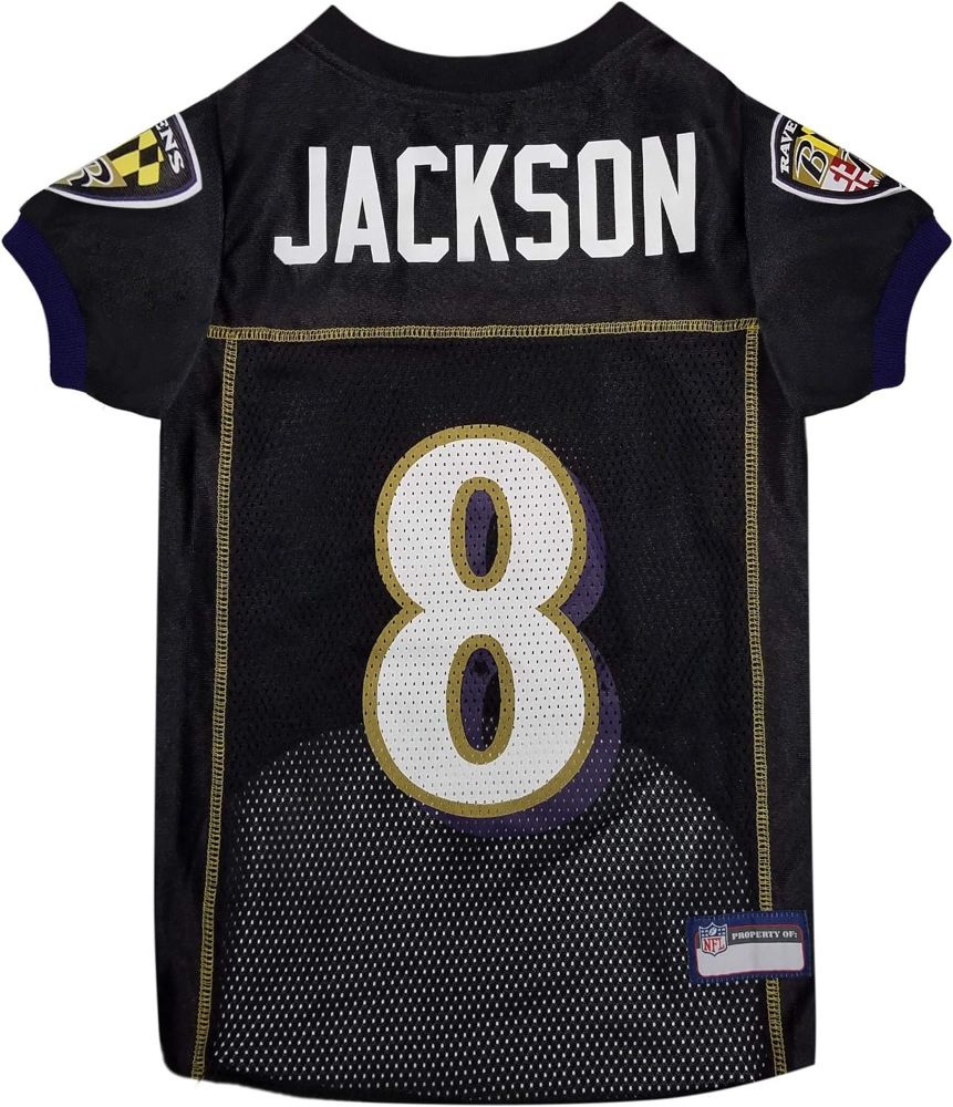 Baltimore Ravens Lamar Jackson #8 Pet Jersey