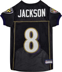 Baltimore Ravens Lamar Jackson #8 Pet Jersey