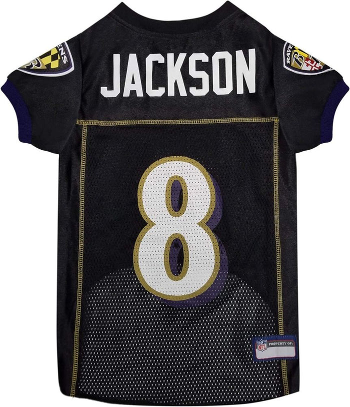 Baltimore Ravens Lamar Jackson #8 Pet Jersey