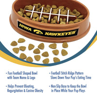 IA Hawkeyes Football Slow Feeder Bowl