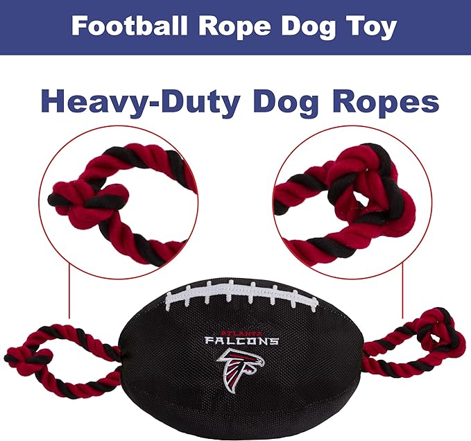 Atlanta Falcons Football Rope Toy