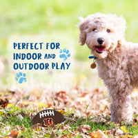 Cincinnati Bengals Hard Nylon Football Chew Toy