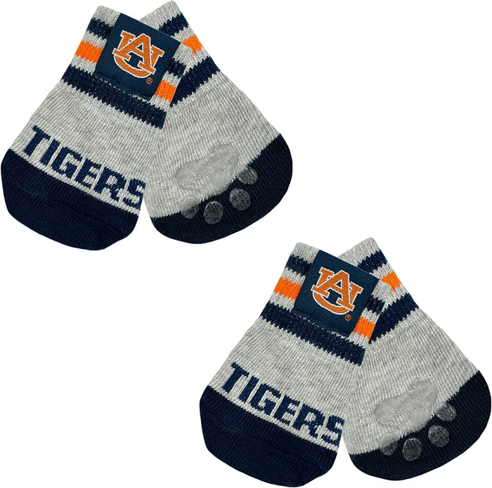 Auburn Tigers Anti-Slip Dog Socks