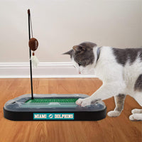 Miami Dolphins Football Cat Scratcher Toy