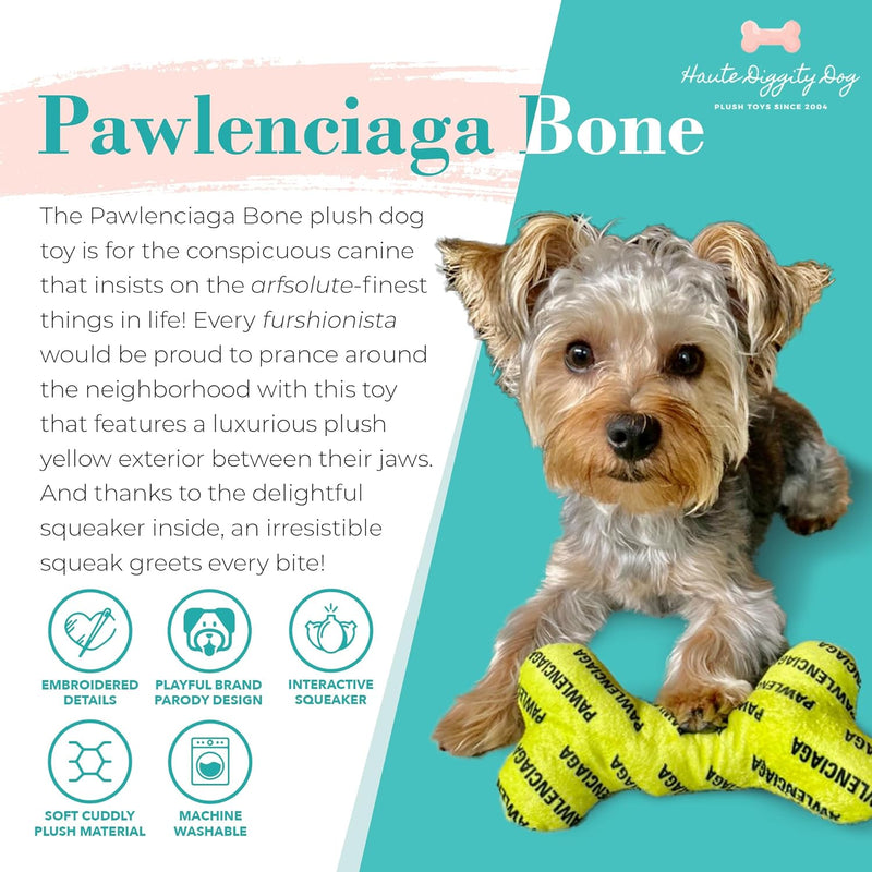 Pawlenciaga Bone Plush Toy